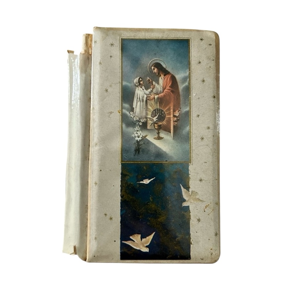 First Communion Spanish Mexican Vintage Pocket Prayer Book - Picture 3 of 9